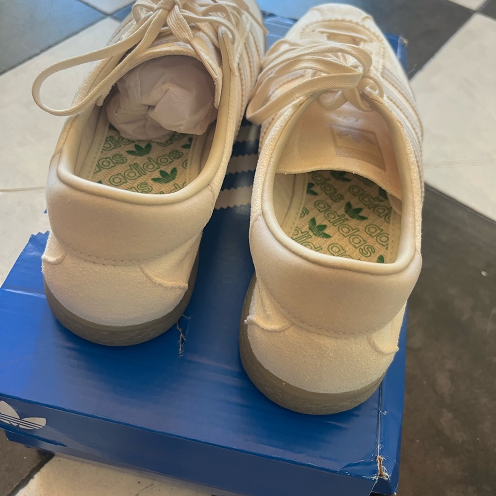 Adidas Tobacco Gruen Cream Bliss Sneakers - Picture 6 of 12